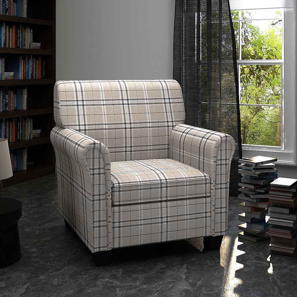 Kreslo S Podložkou, Čierne, Látka