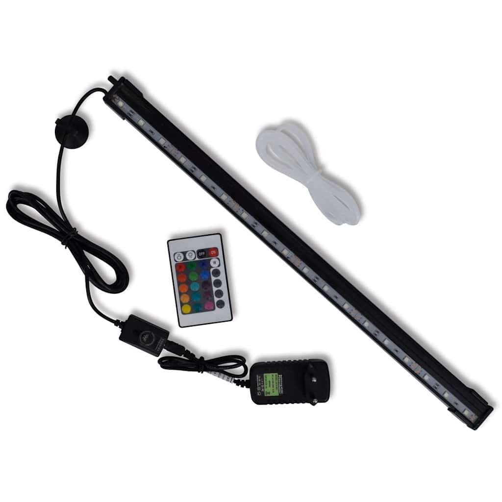 Akváriová LED lampa s bublinami RGB 48 cm