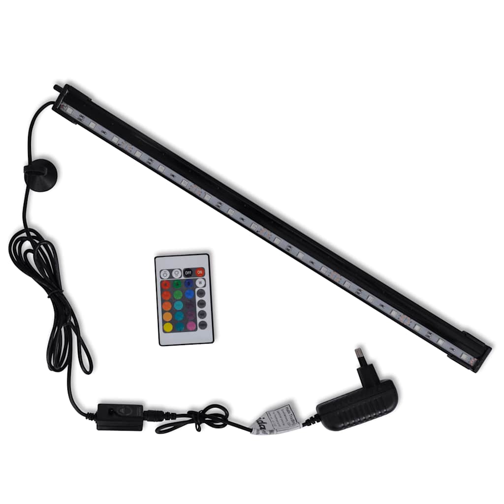Akváriová LED lampa s bublinami RGB 48 cm
