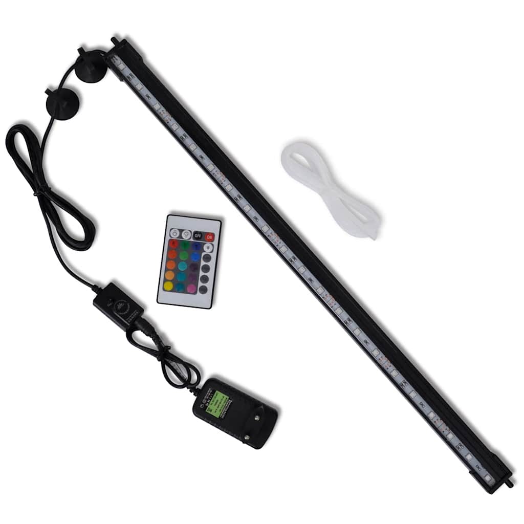 Akváriová LED lampa s bublinami RGB 56,5 cm