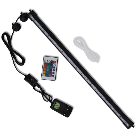 Akváriová LED lampa s bublinami RGB 56,5 cm