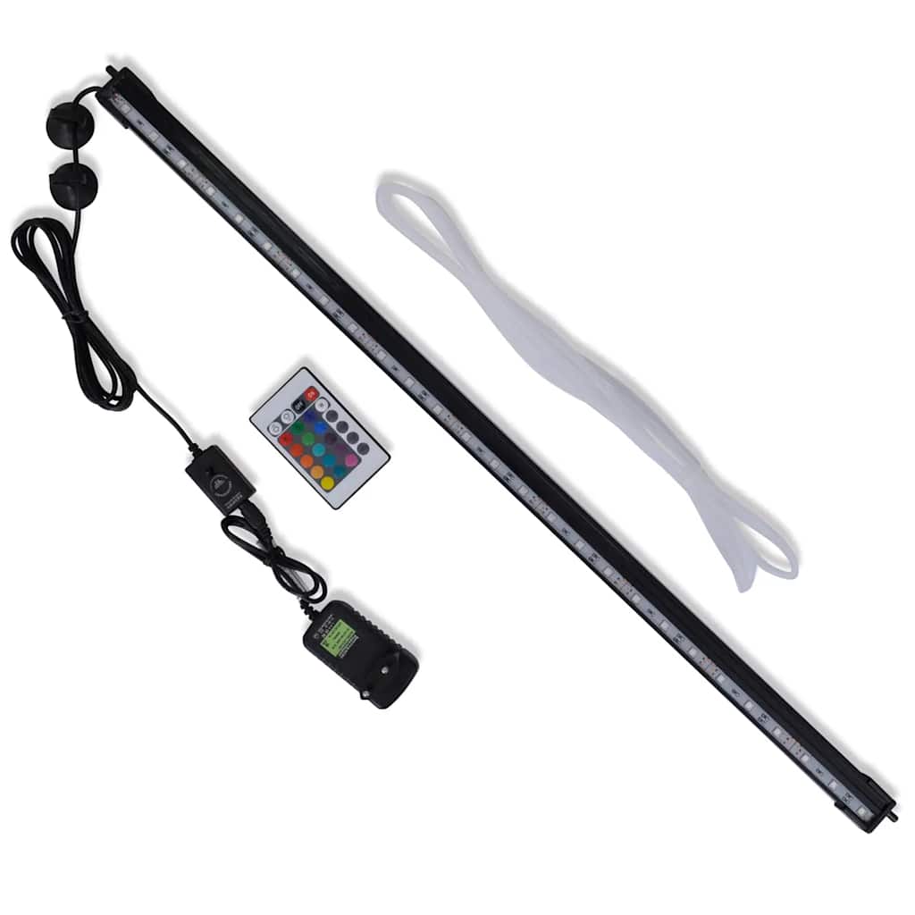 Akváriová LED lampa s bublinami RGB 71 cm