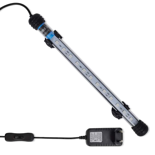 Akváriová LED lampa 28 cm modrá