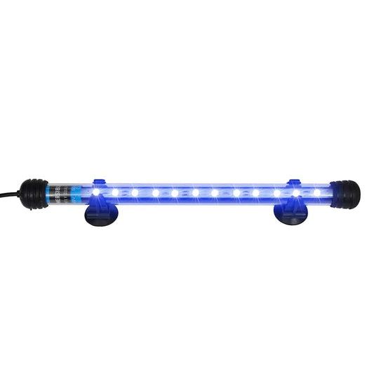 Akváriová LED lampa 28 cm modrá