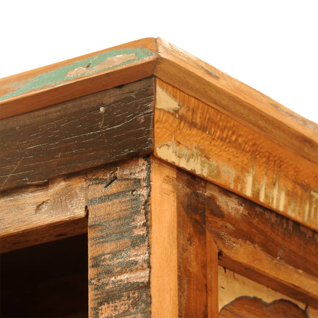 Knižnica, Recyklovaný Masív, Vintage Štýl