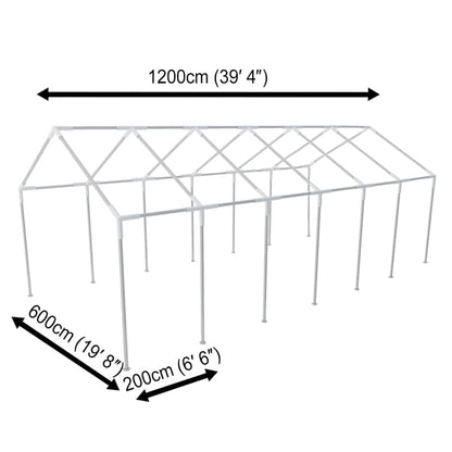 Oceľový rám 12 x 6 m pre párty stan