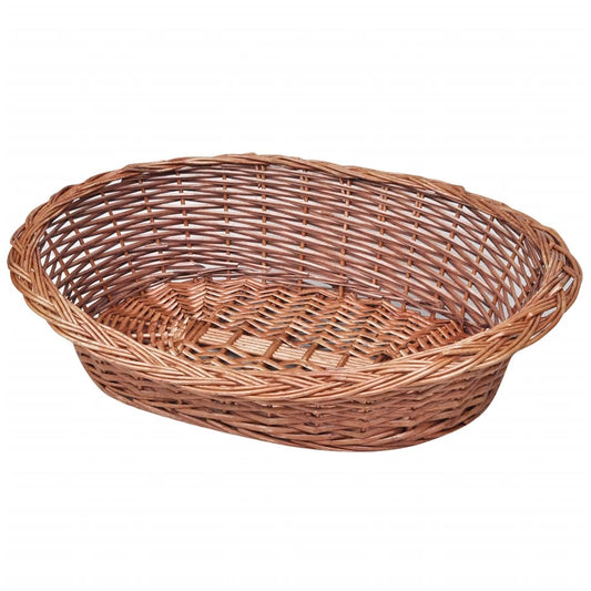 Košík/pelech pre psy z vŕbového prútia, prírodná farba 69 cm