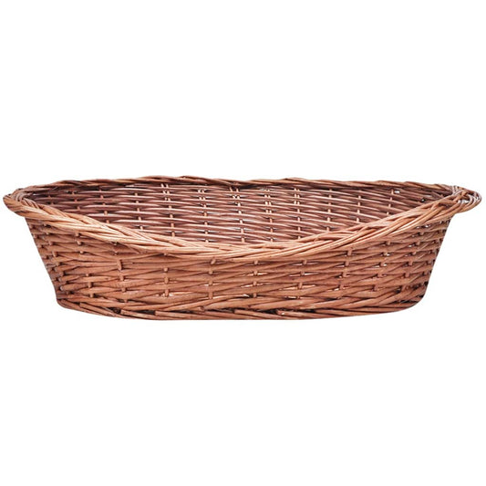 Košík/pelech pre psy z vŕbového prútia, prírodná farba 69 cm