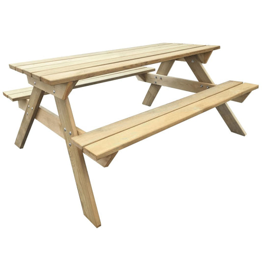 Piknikový stôl 150x135x71,5 cm, drevo