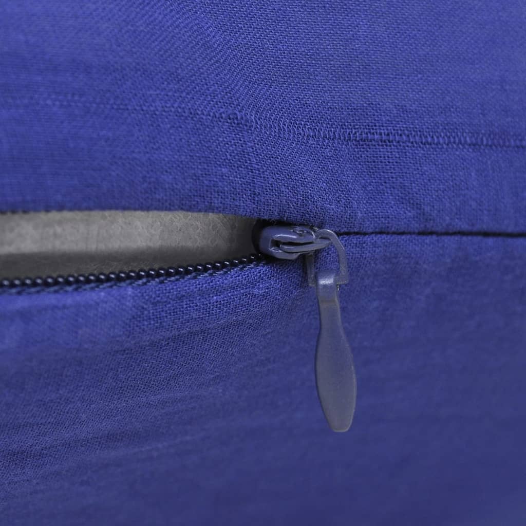 Návliečky Na Vankúše, 4 Ks, Bavlna, Modré,