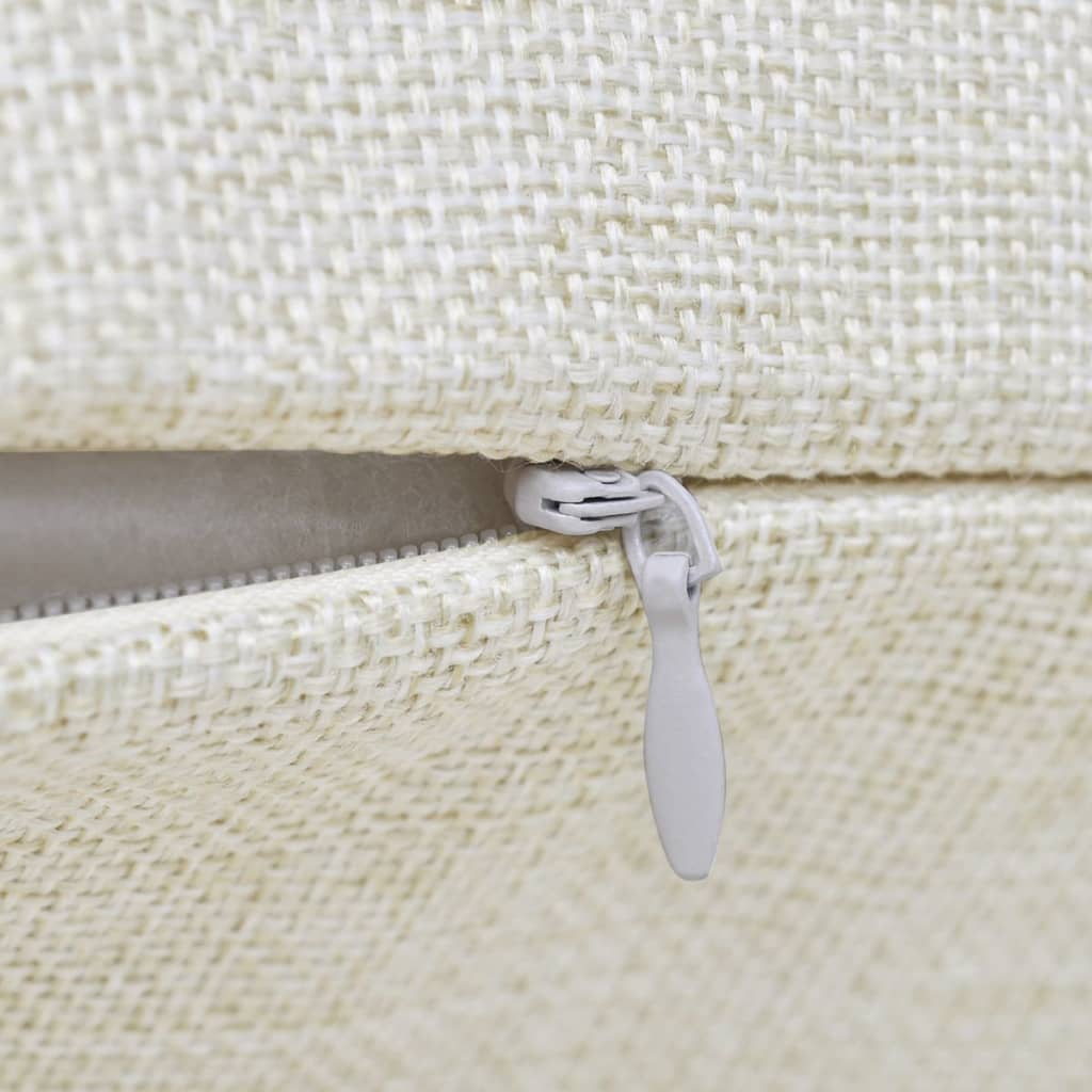 Návliečky Na Vankúše S Ľanovým Vzhľadom, 4 Ks, Béžové,