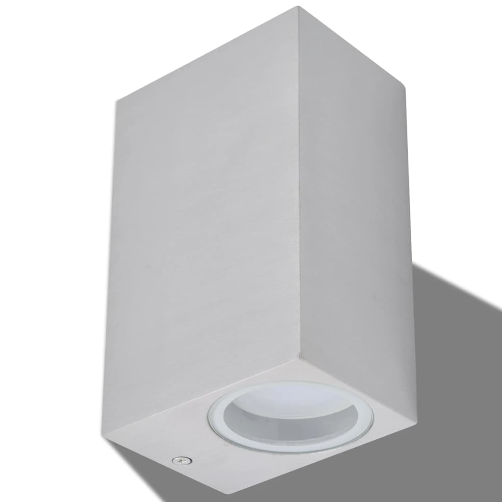 Vonkajšie Nástenné Led Svietidlá, 2 Ks, Štvorcové, Svietenie Zhora/Zdola