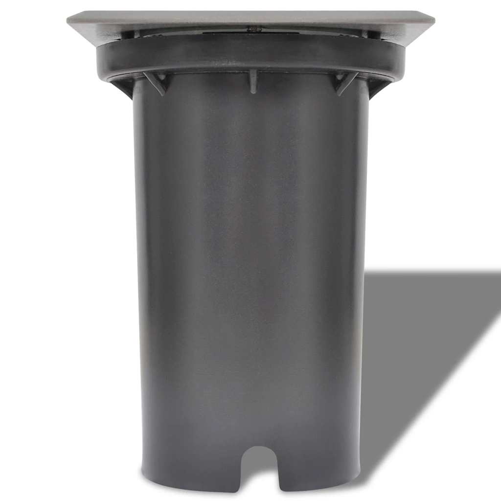 Vonkajšie Zápustné Led Svietidlá, 3 Ks, Štvorcové