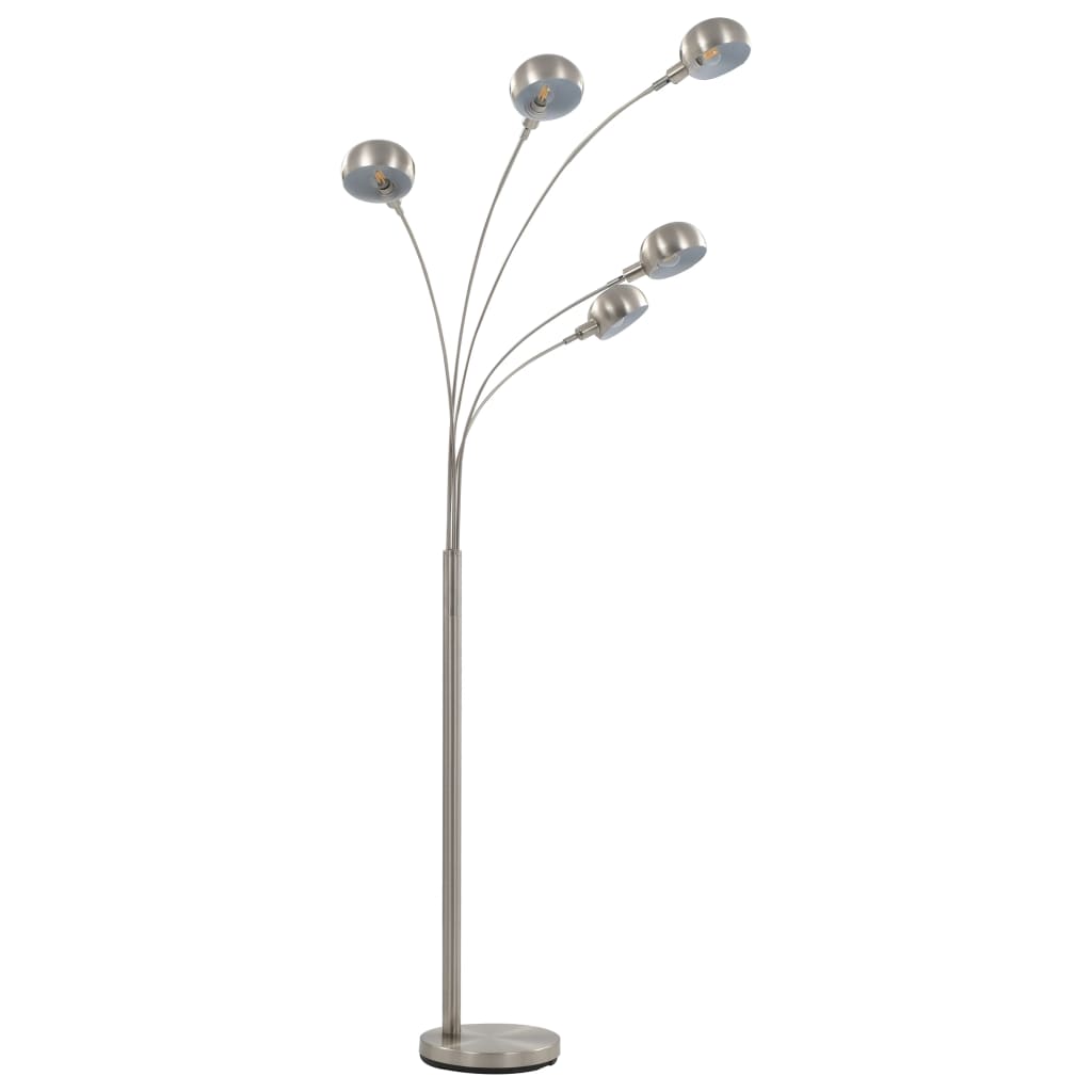 Stojanová Lampa Strieborná 200 Cm 5 X E14