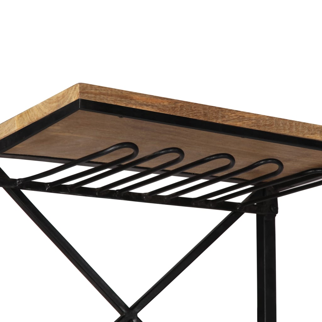 Skrinka Na Víno S Dizajnom Traktora 49X31X172 Cm, Mangový Masív