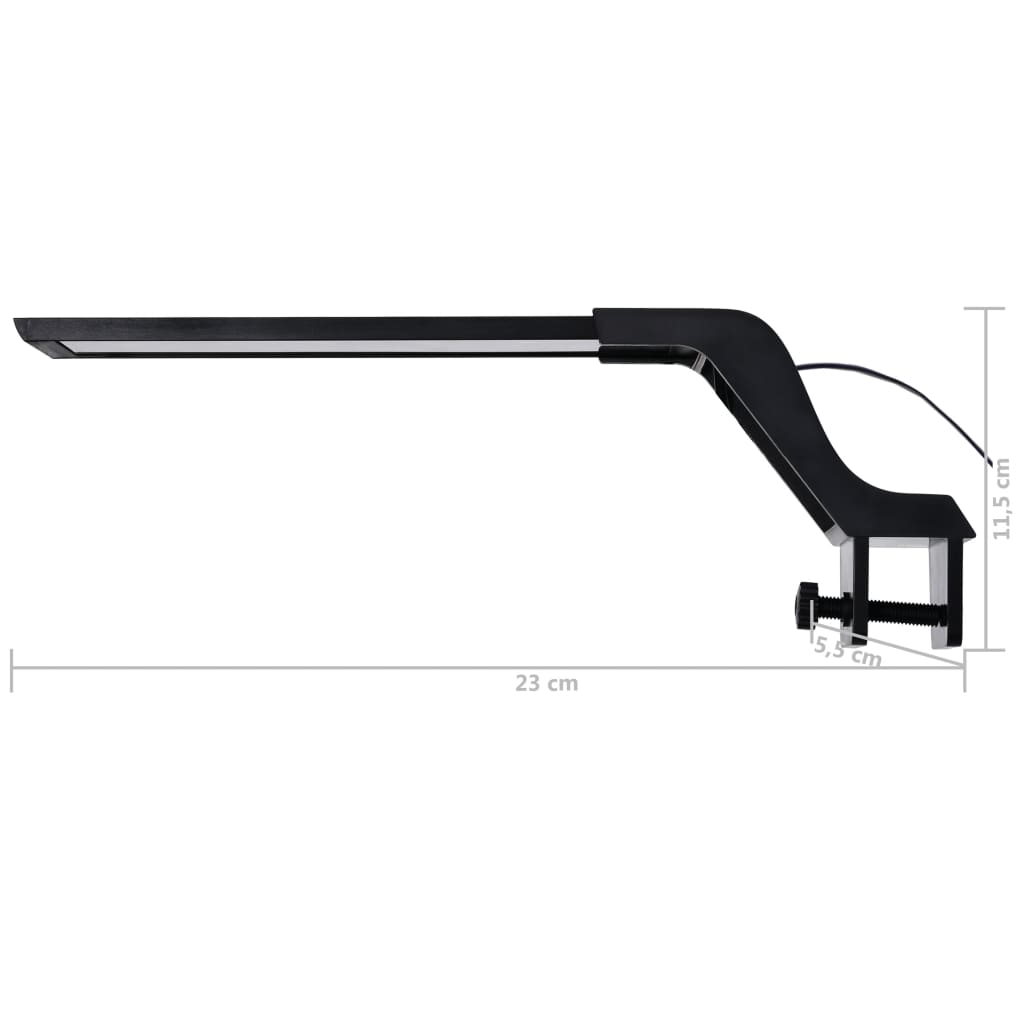 LED svetlo do akvária so svorkami 25-45 cm modrá a biela