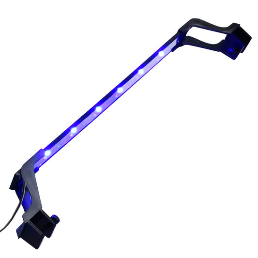 LED svetlo do akvária so svorkami 55-70 cm modrá a biela