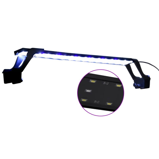 LED svetlo do akvária so svorkami 55-70 cm modrá a biela