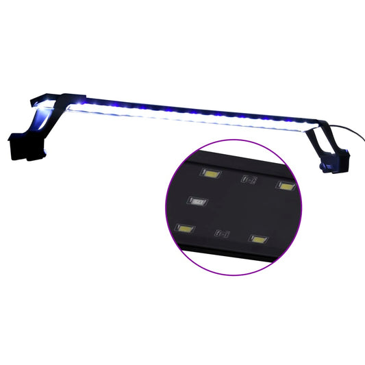 LED svetlo do akvária so svorkami 75-90 cm modrá a biela