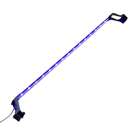 LED svetlo do akvária so svorkami 115-130 cm modrá a biela