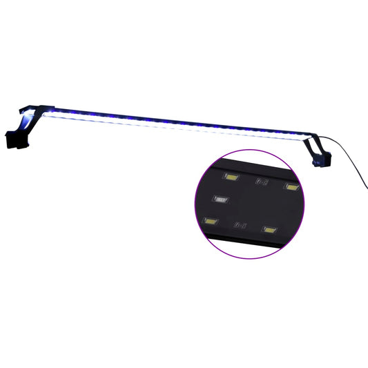 LED svetlo do akvária so svorkami 115-130 cm modrá a biela