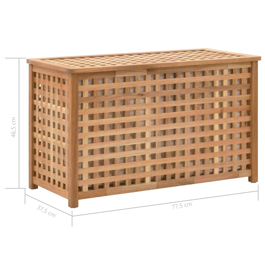 Truhlica na bielizeň 77,5x37,5x46,5 cm masívne orechové drevo
