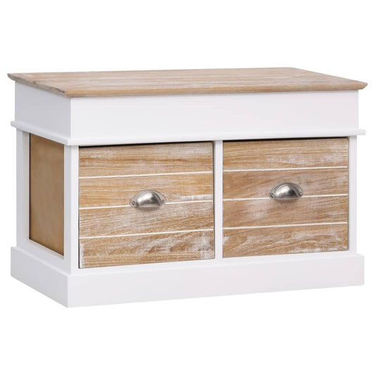 Lavička do chodby 70x35x45 cm paulownia drevo