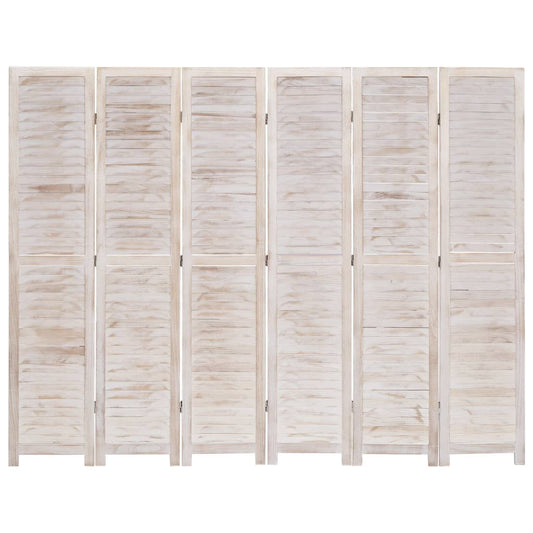 6-panelový paraván 210x165 cm drevený