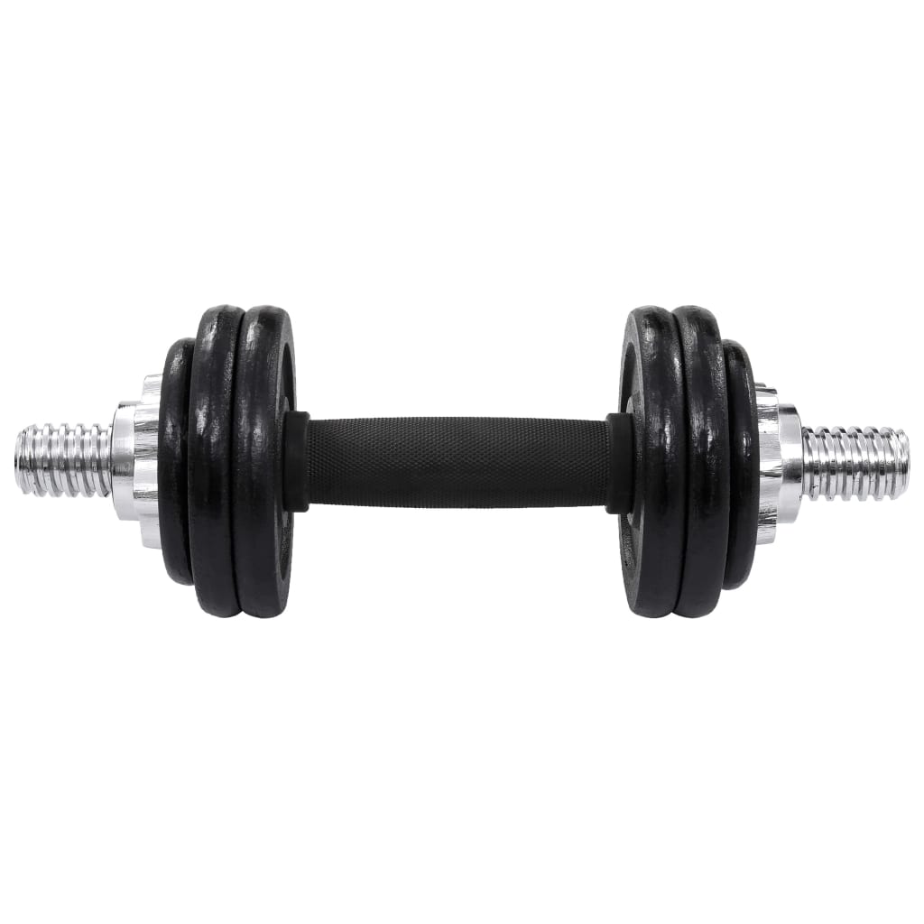 19-dielna sada činiek dumbbell 15 kg, liatina