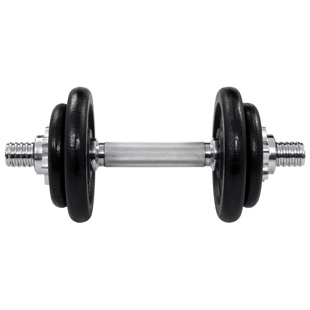 15-dielna sada činiek dumbbell 20 kg, liatina