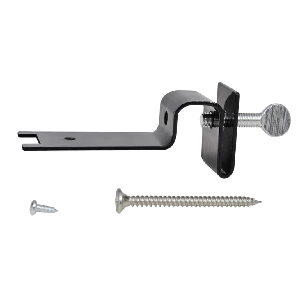 Vonkajšie Solárne Plotové Lampy 12 Ks Led Čierne