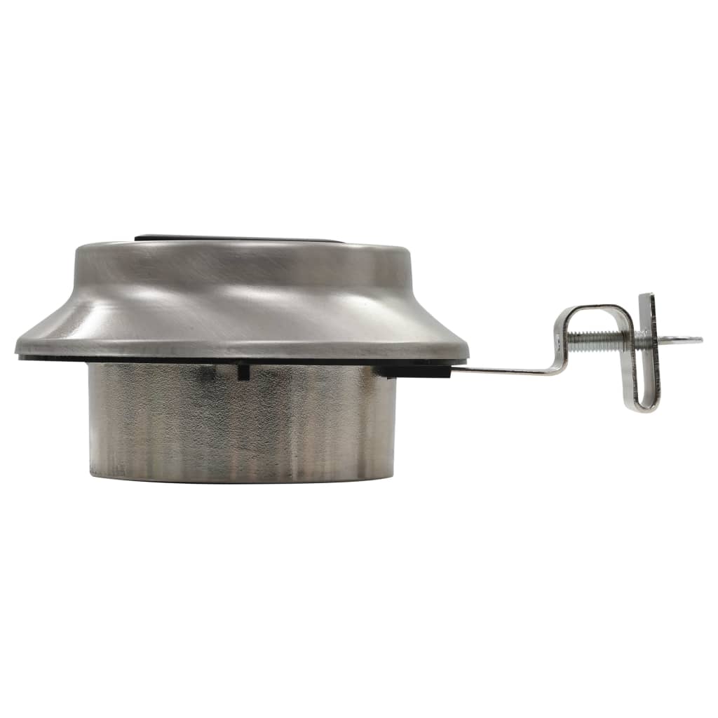 Vonkajšie Solárne Svietidlá 12 Ks Biele 12 Cm Led Okrúhle