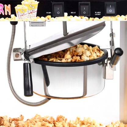 Stroj na výrobu pukancov s teflónovým varným hrncom 1400 W
