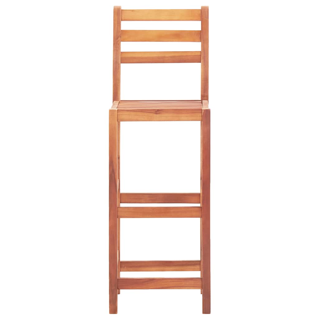 Barové Stoličky 2 Ks, Akáciový Masív