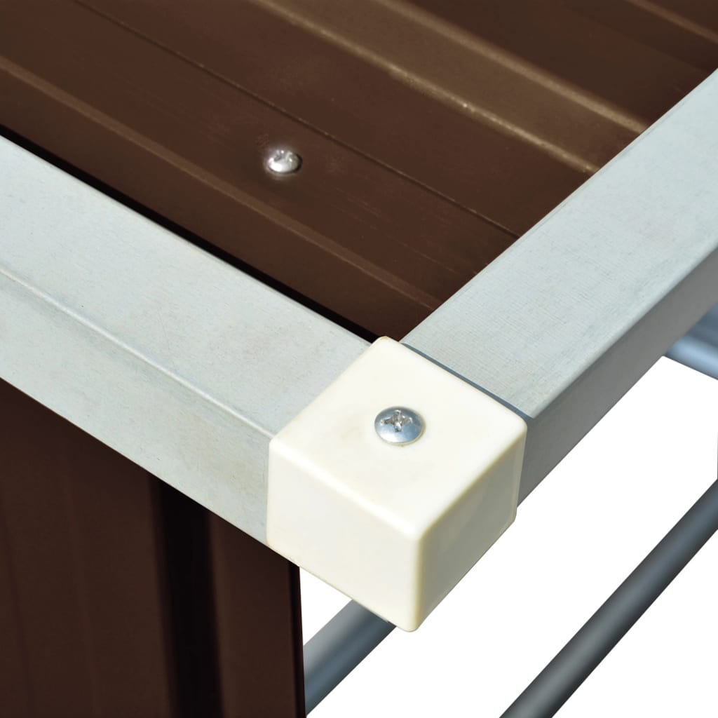 Záhradná Kôlňa Na Drevo Z Galvanizovanej Ocele 163X83X154 Cm