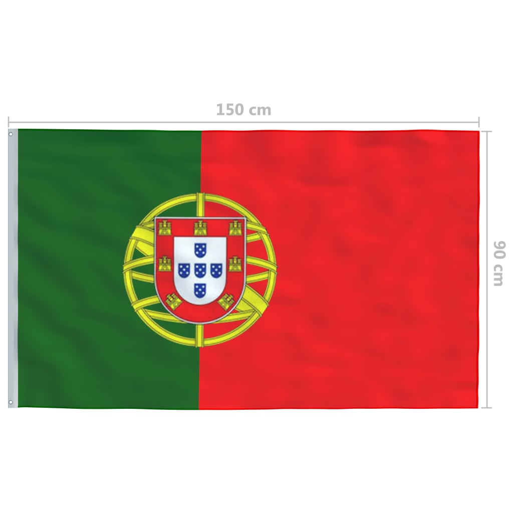 Vlajka Portugalsko 90x150 cm