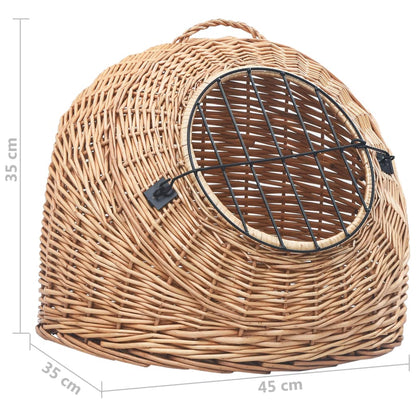 Prepravka pre mačku 45x35x35 cm prírodná vŕba