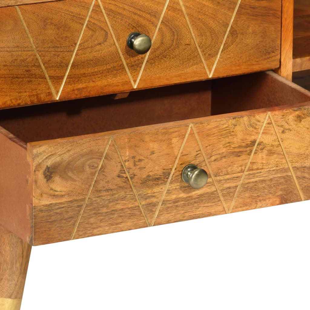 Tv Skrinka 85X35X47 Cm, Mangový Masív