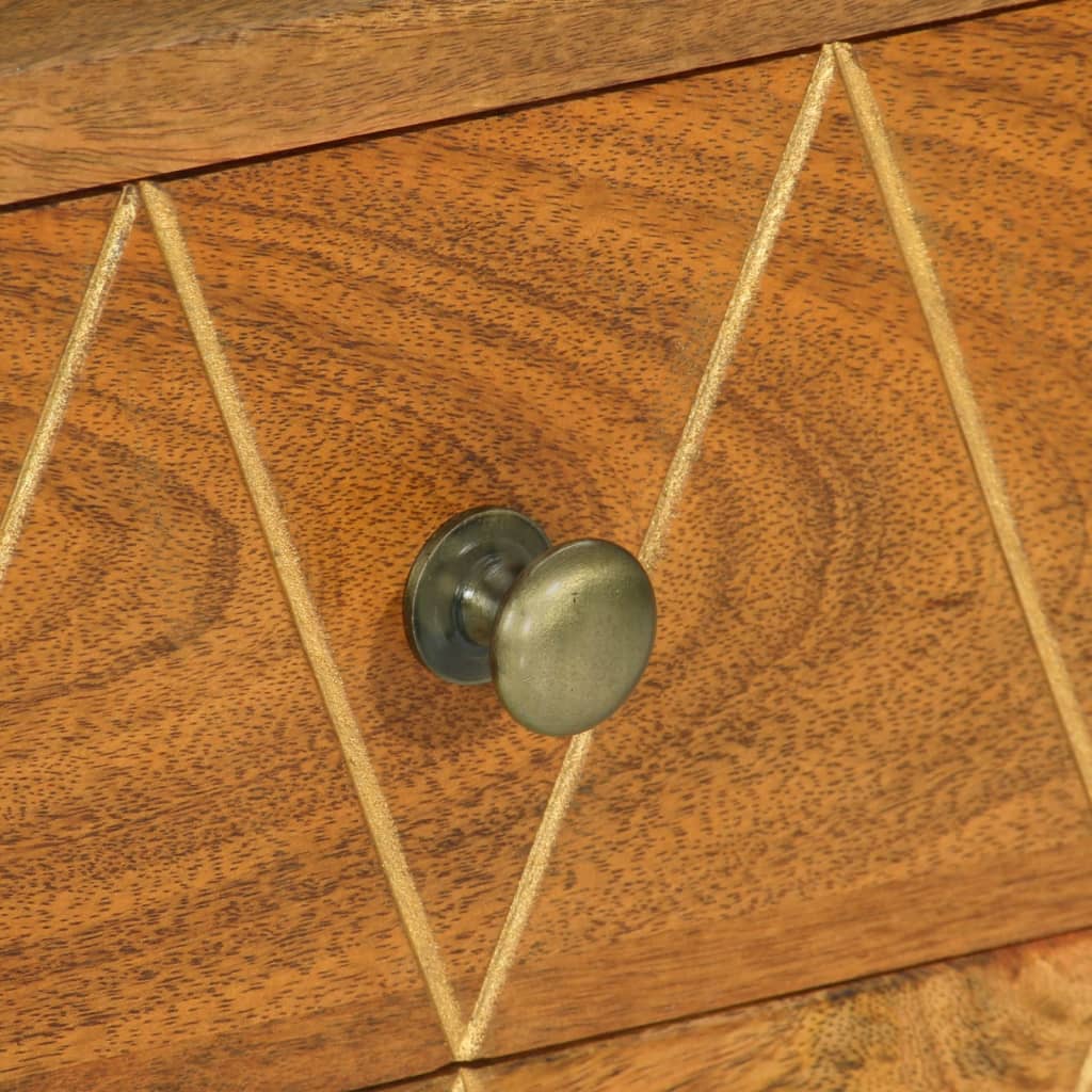 Tv Skrinka 85X35X47 Cm, Mangový Masív