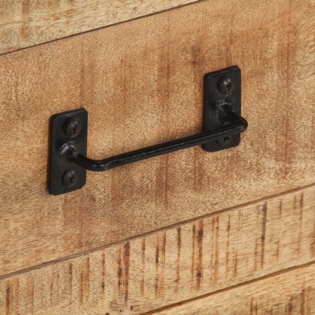 Komoda 100X31X60 Cm Surový Mangovníkový Masív