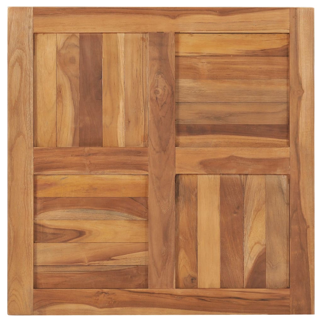 Stolová doska, tíkový masív 70x70x2,5 cm