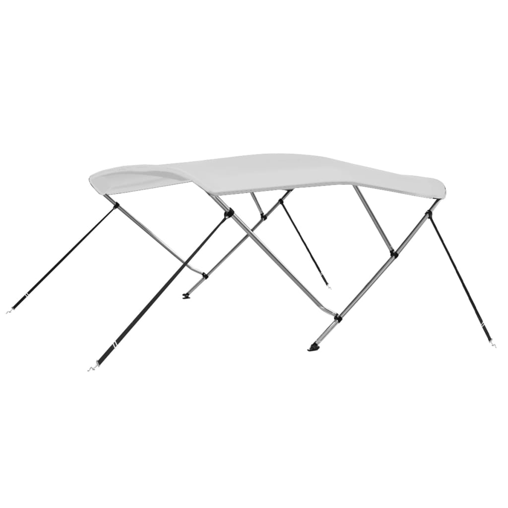 Strieška Bimini s 3 oblúkmi, biela 183x160x137 cm