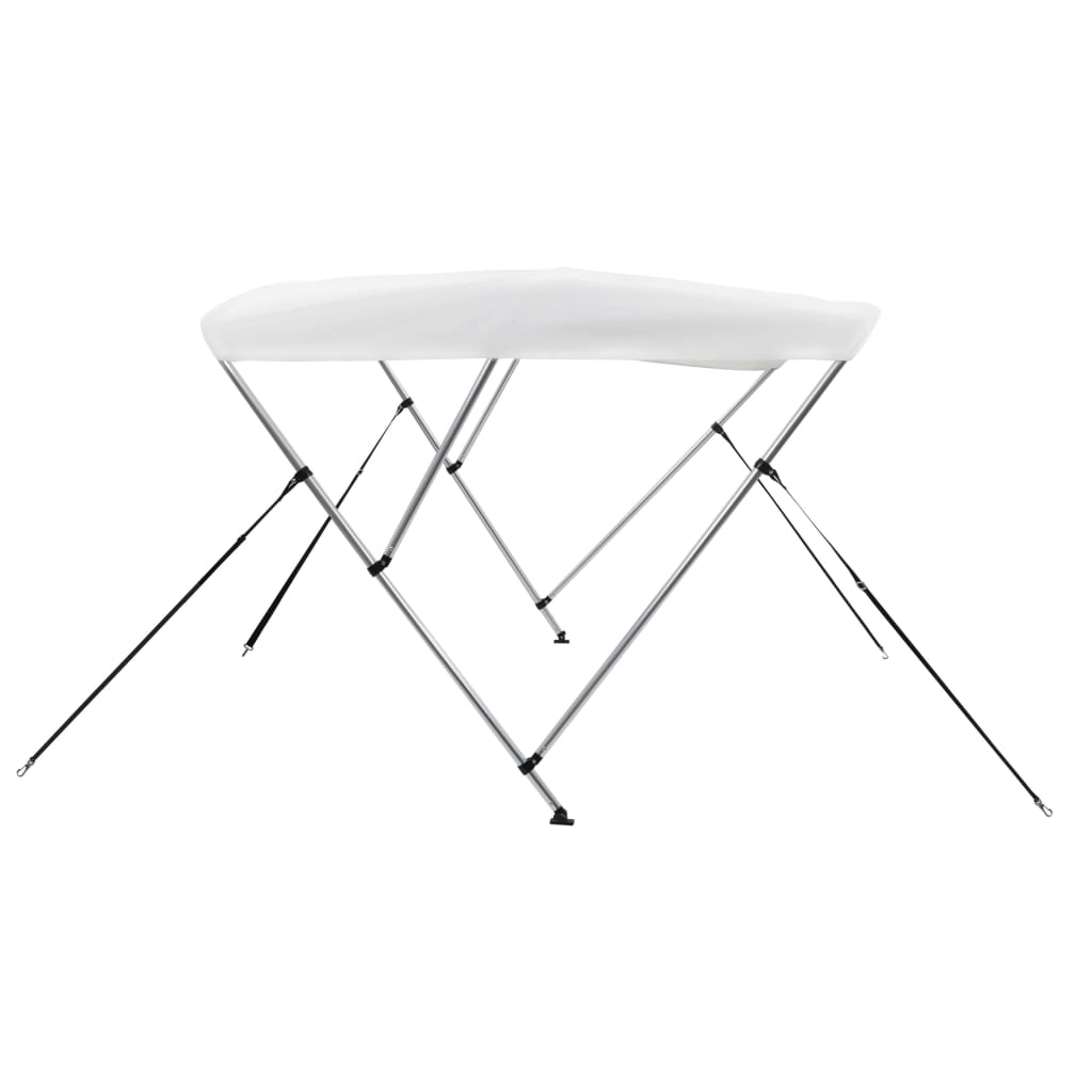 Strieška Bimini s 3 oblúkmi, biela 183x160x137 cm