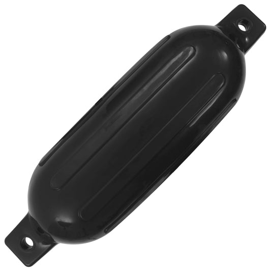 Lodný nárazník 4 ks, čierny 58,5x16,5 cm, PVC