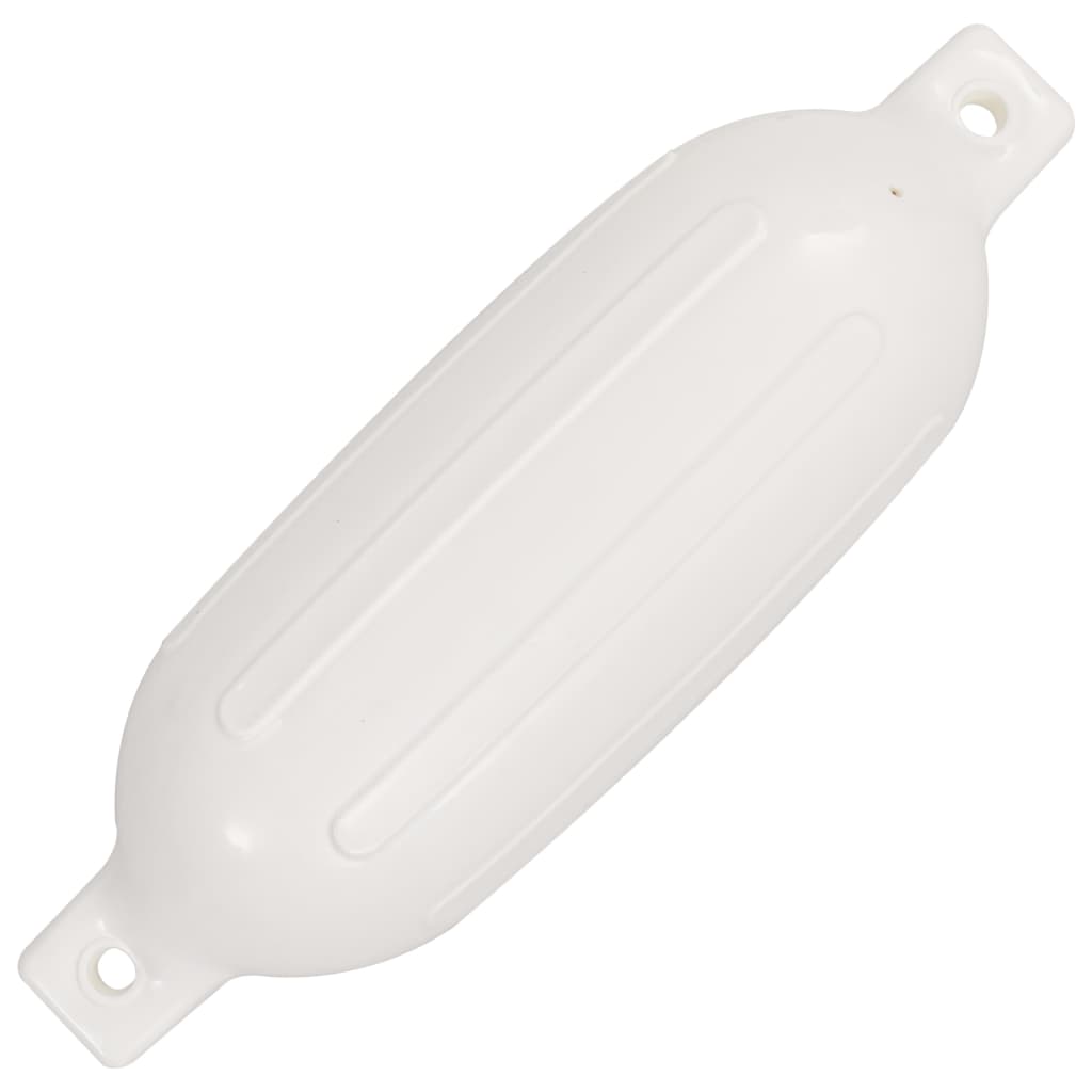 Lodný nárazník 4 ks, biely 58,5x16,5 cm, PVC