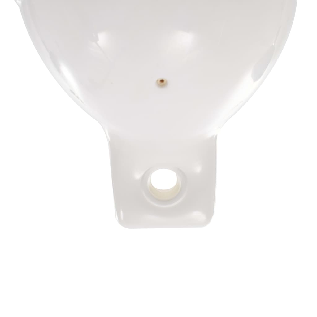 Lodný nárazník 4 ks, biely 58,5x16,5 cm, PVC
