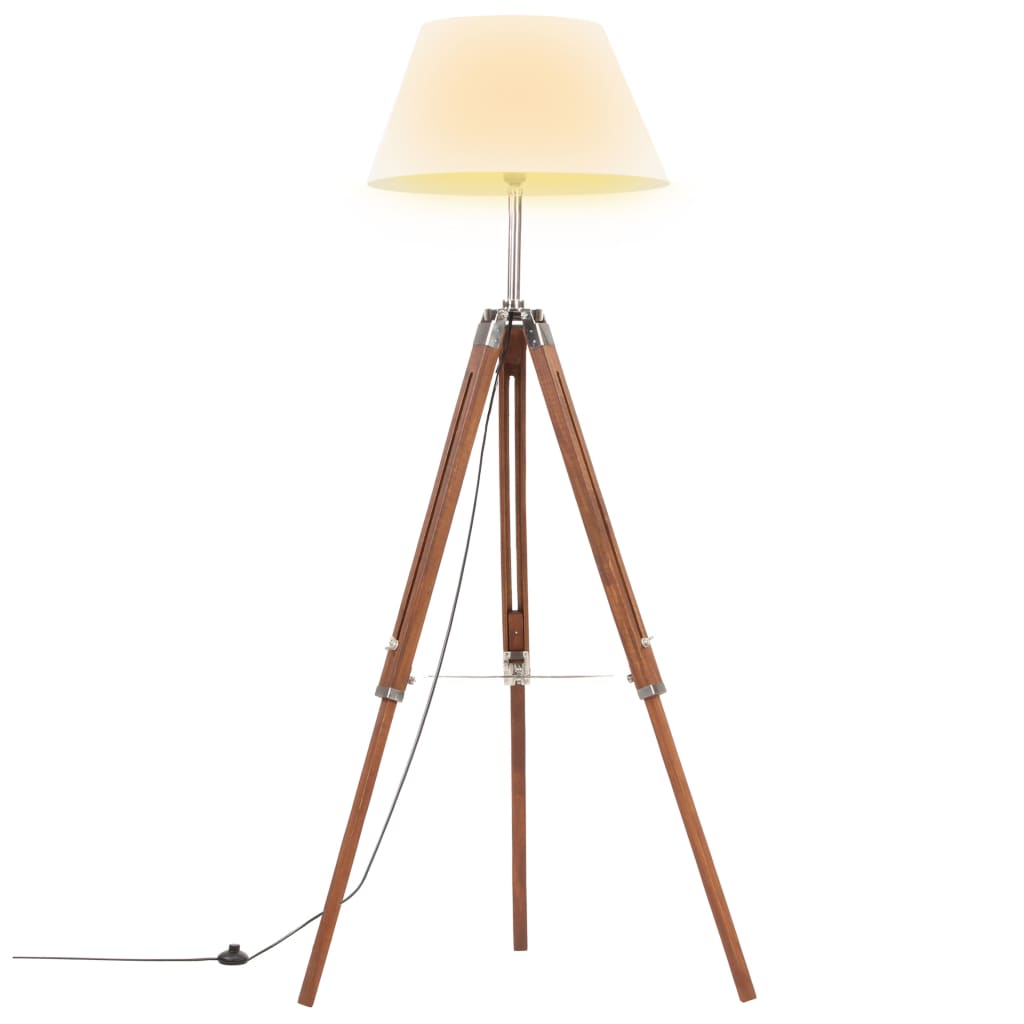 Lampa Na Statíve Medovo- 141 Cm Teakový Masív