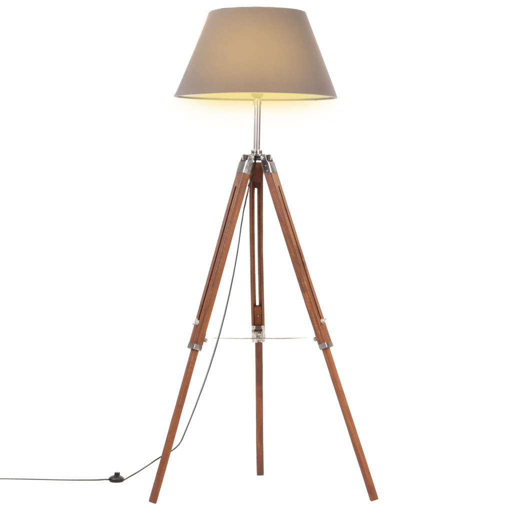 Lampa Na Statíve Medovo- 141 Cm Teakový Masív