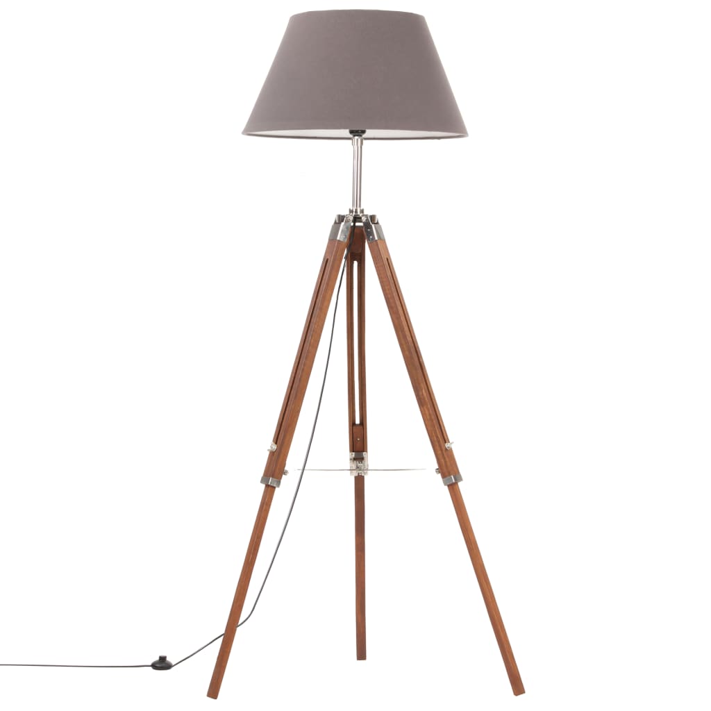 Lampa Na Statíve Medovo- 141 Cm Teakový Masív