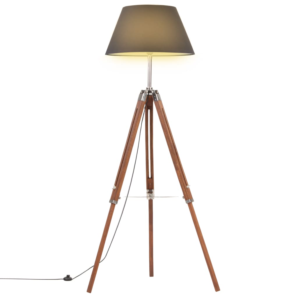 Lampa Na Statíve Medovo- 141 Cm Teakový Masív